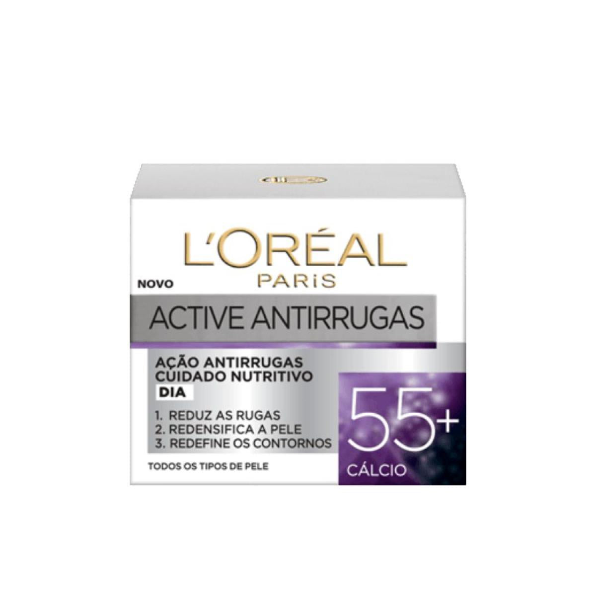 L,OREAL CREME ACTIVE ANTI-RUGAS +55 50ML