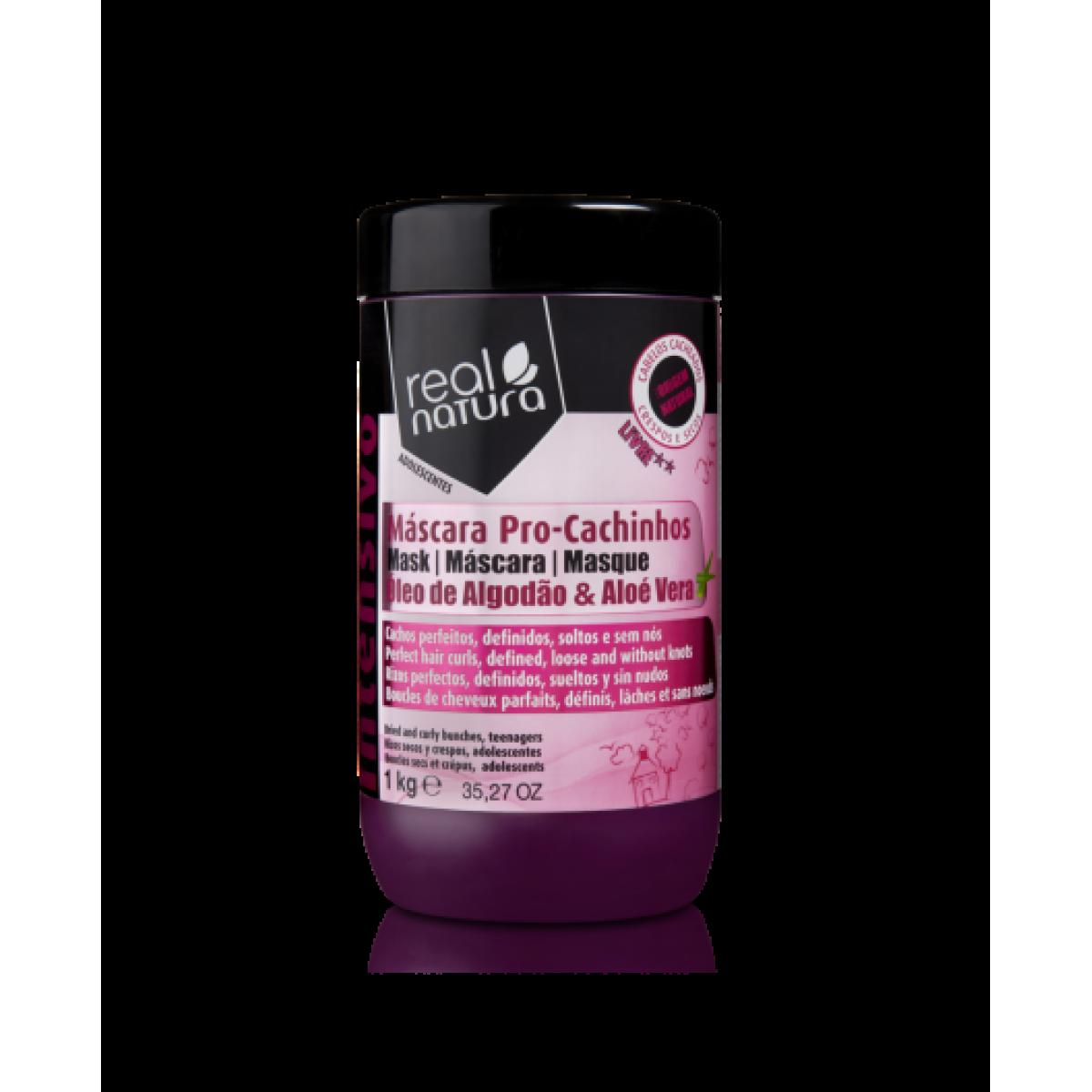 Real Natura Máscara Pro-Cachinhos 1kg