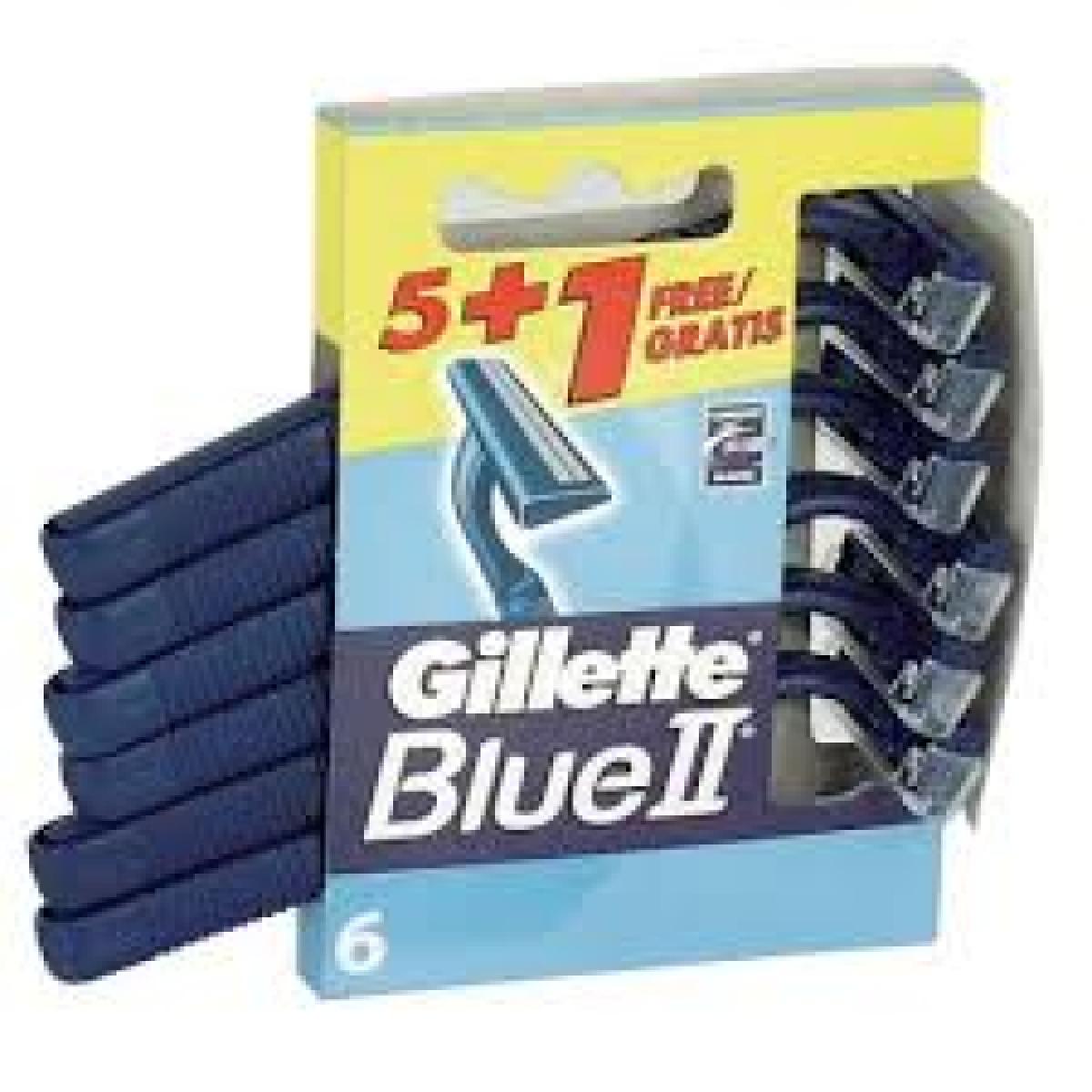 GILLETTE BLUE II 5+1 GRATIS
