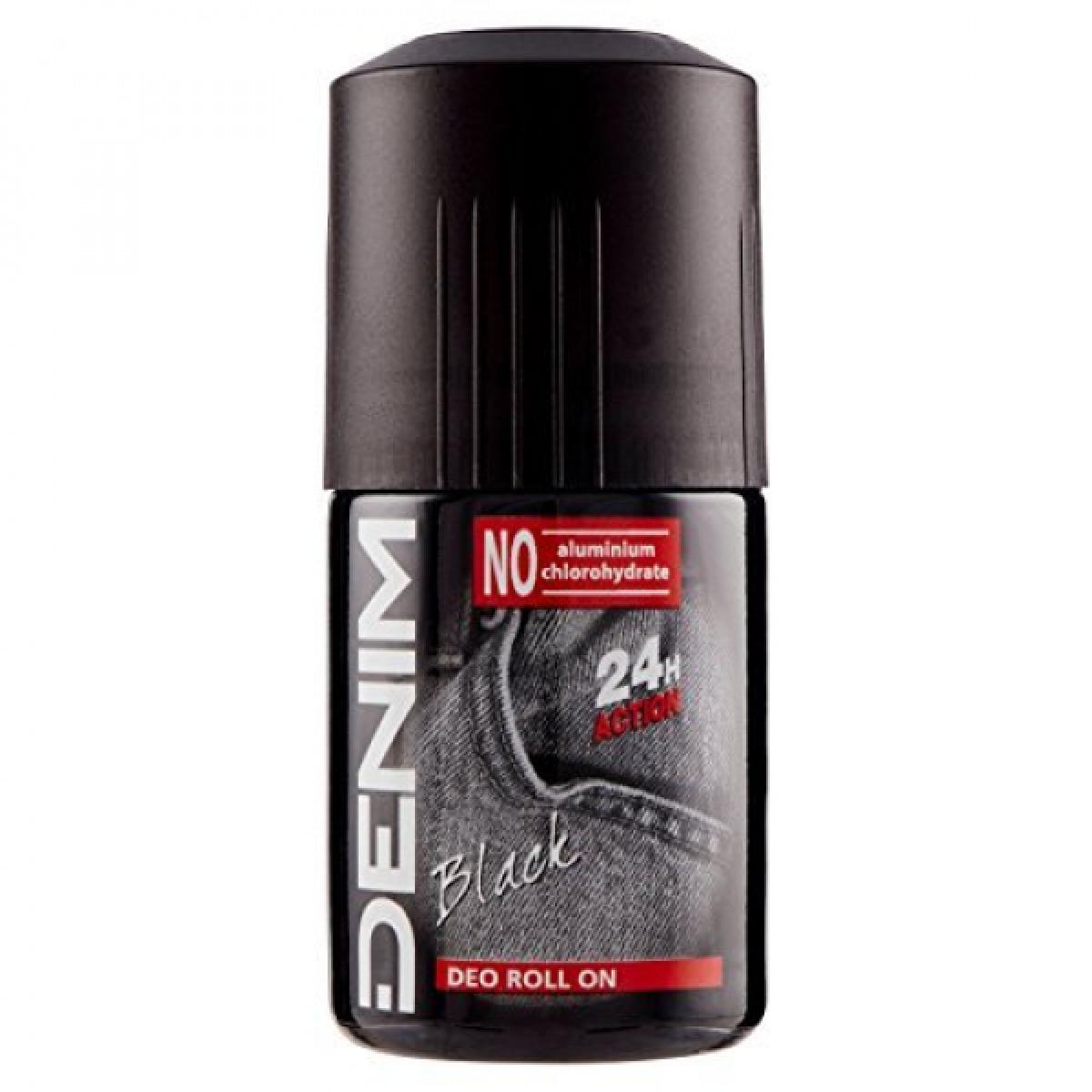 DENIM DEO ROLL ON BLACK 50ML