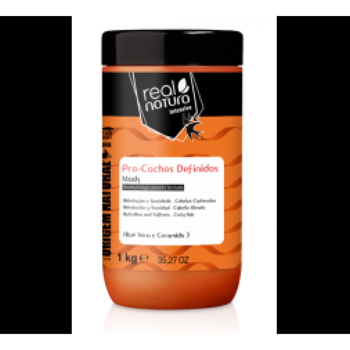 REAL NATURA MASCARA PRO-CACHOS DEFENIDOS 1KG