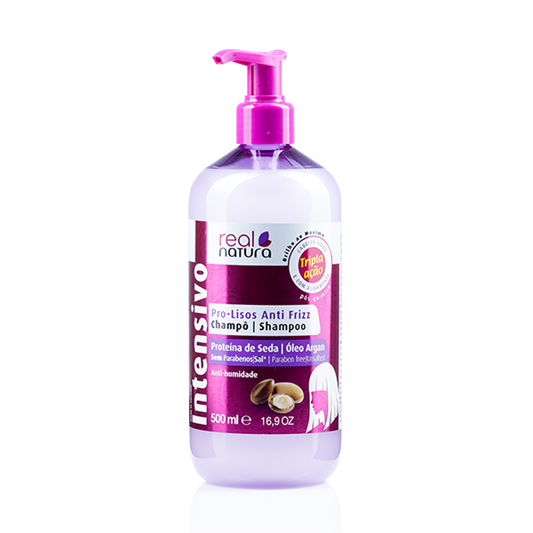 REAL NATURA SHAMPOO PRO-LISOS ANTI FRIZZ 500ML