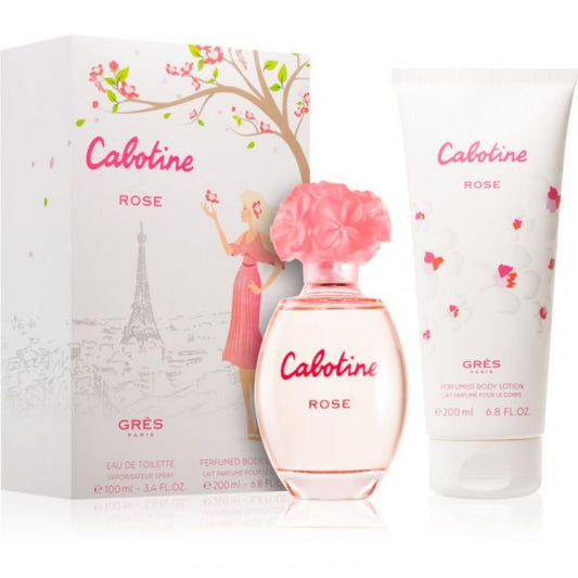 Gres Cabotine Rose woman edt 100ml+ body lotion 200ml coffret
