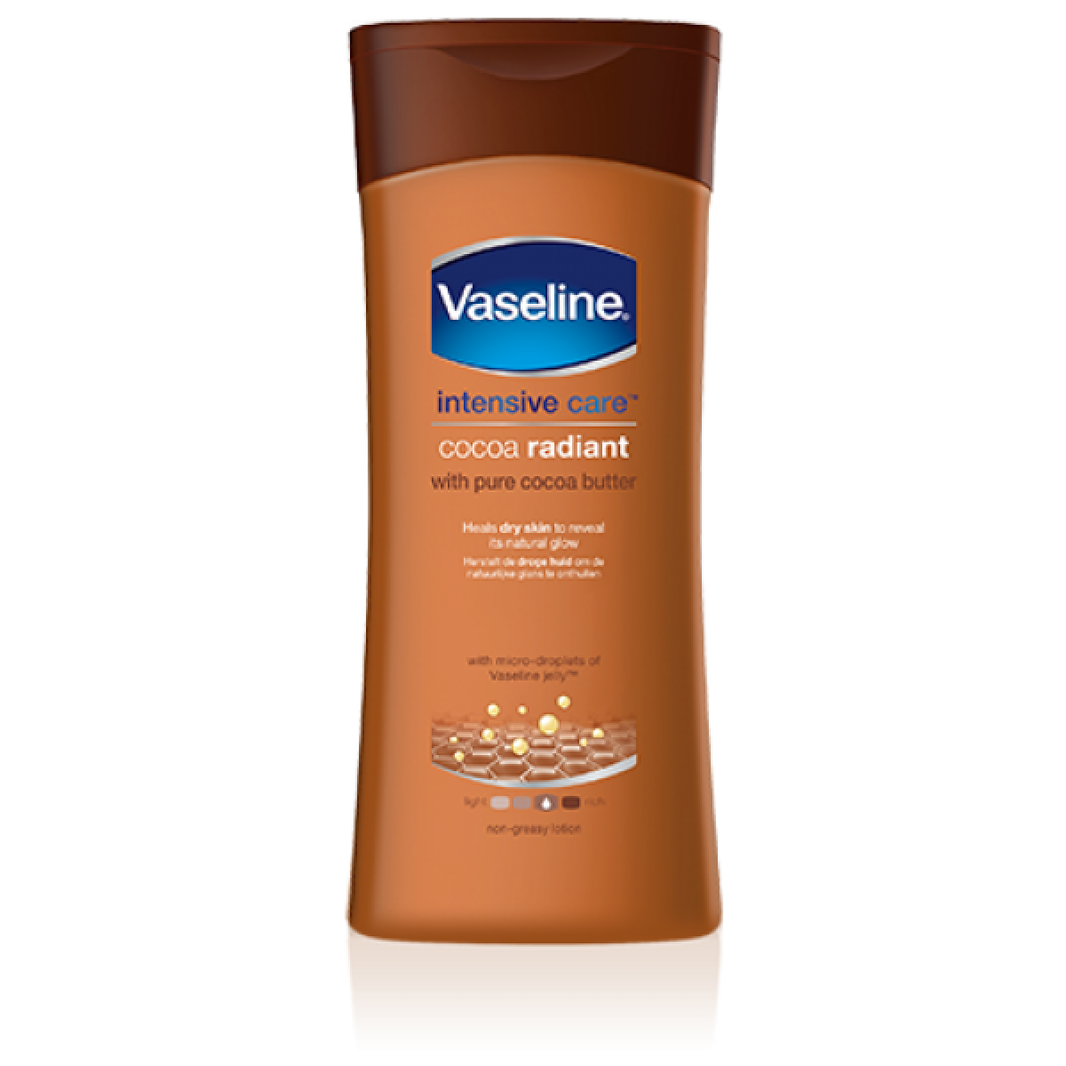 VASELINE LOÇÃO CORPORAL CACOA RADIANT 200ML