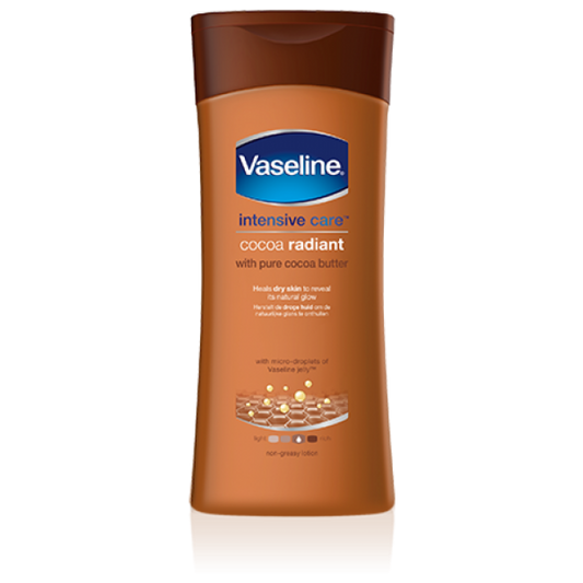 VASELINE LOÇÃO CORPORAL CACOA RADIANT 200ML