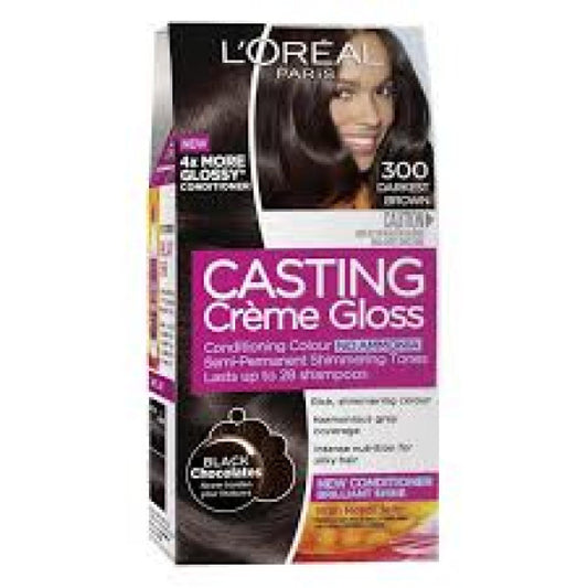 L,OREAL CASTING CASTANHO ESCURO 300