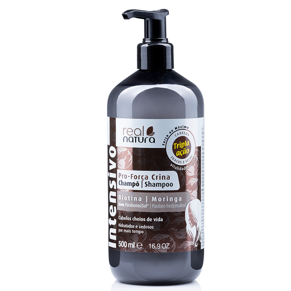 REAL NATURA SHAMPOO PRO-FORÇA-CRINA 500ML