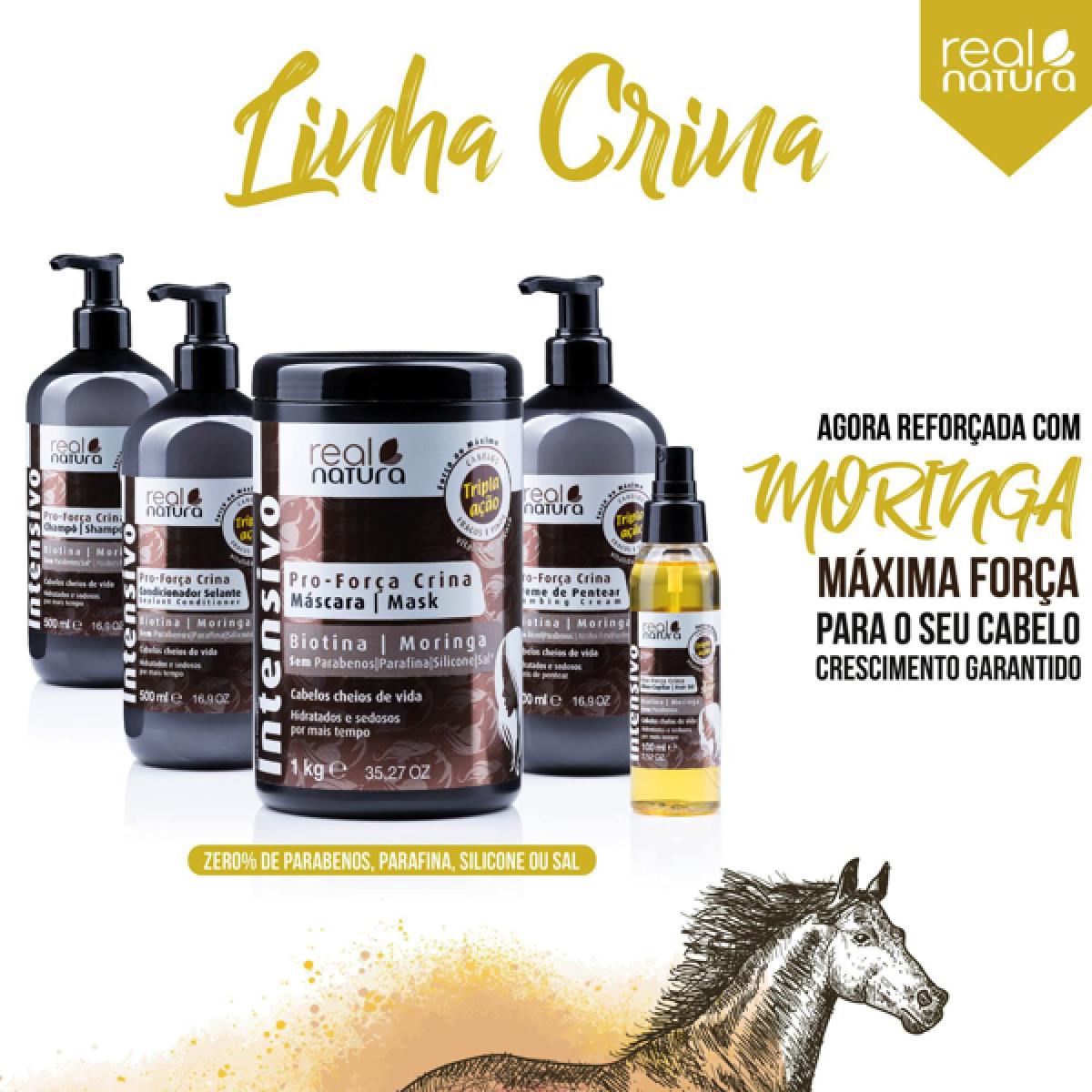 REAL NATURA SHAMPOO PRO-FORÇA-CRINA 500ML