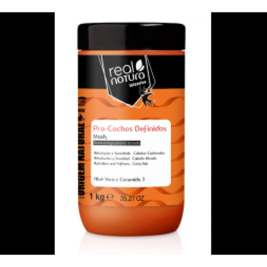 REAL NATURA MASCARA PRO-CACHOS DEFENIDOS 1KG