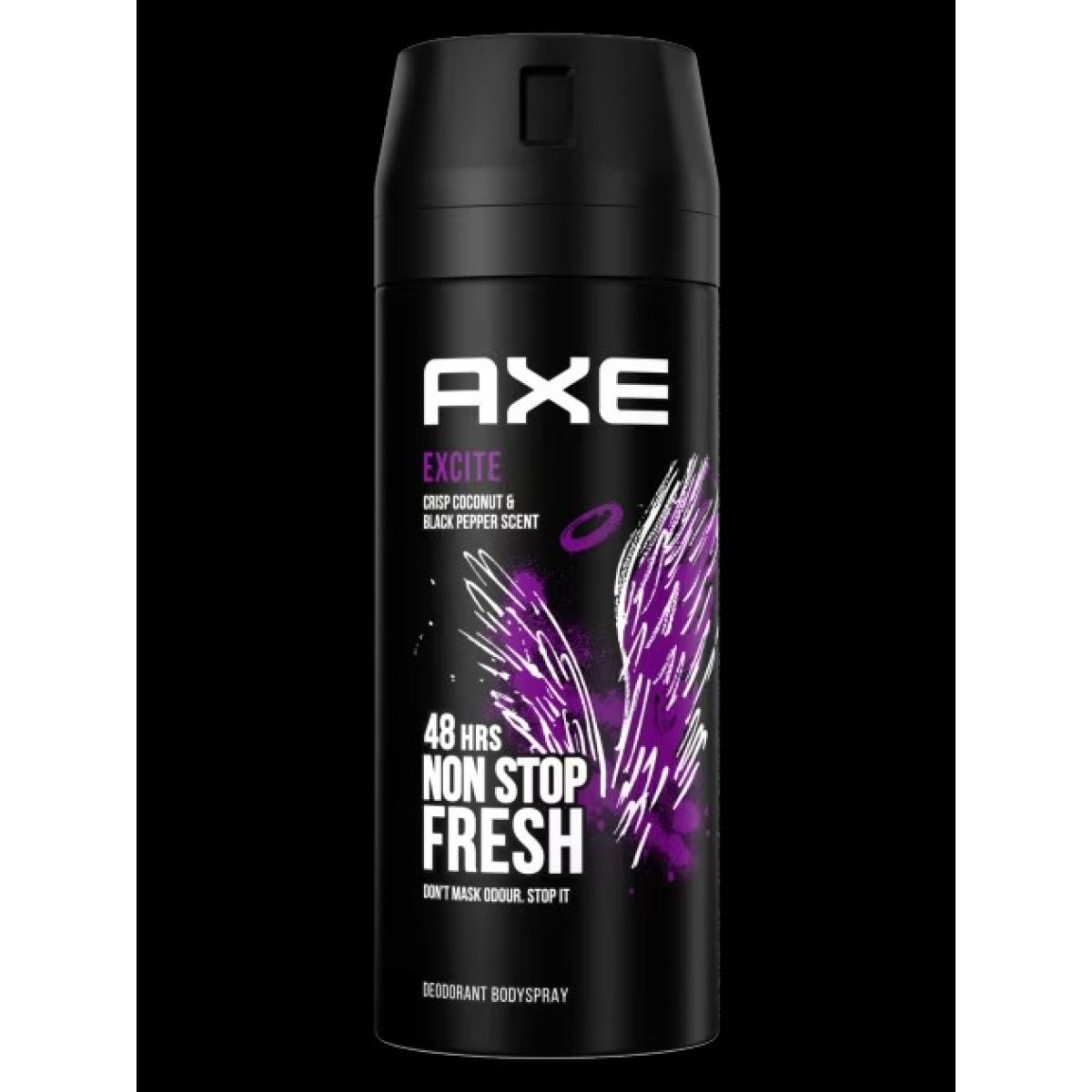 AXE DEO SPRAY EXCITE CRISP & BLACK PEPPER SCENT 150ML
