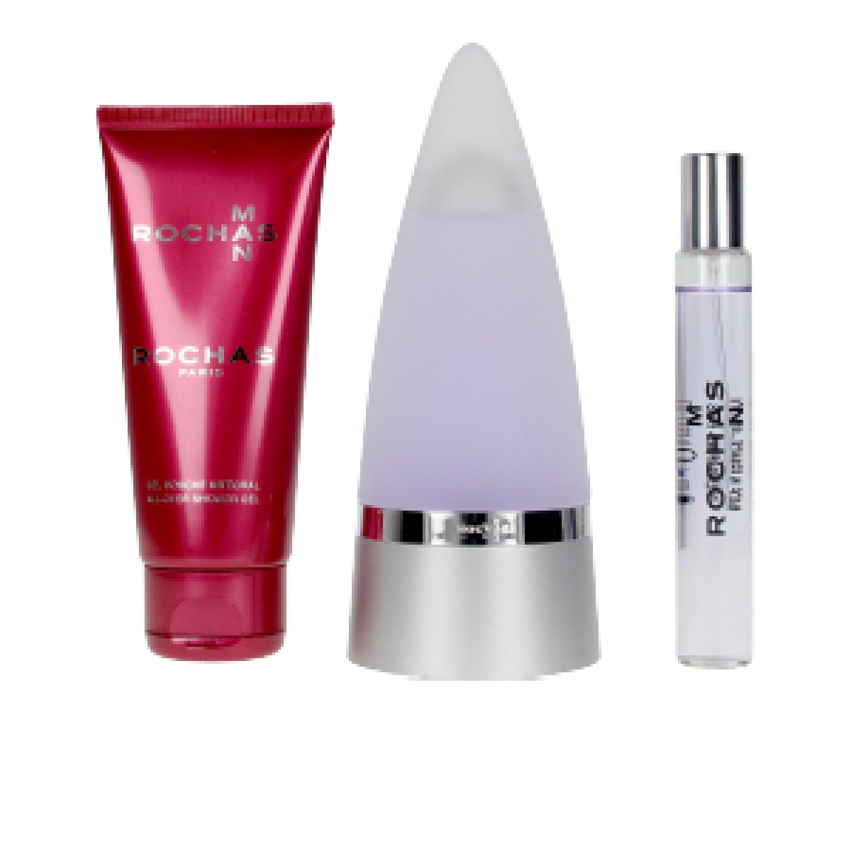 Rochas for Man EDT 100ml + EDT 20ml + Gel de Banho 100ml Coffret