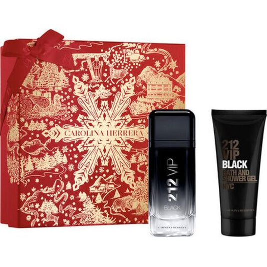 Carolina Herrera 212 VIP Men Black Parfum 100ml + Gel de Banho 100ml Coffret